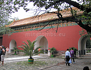 Gate to burial area