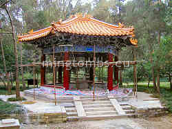 Eastern well pavilion