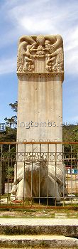 the stele of merit without inscriptions outside Tailing