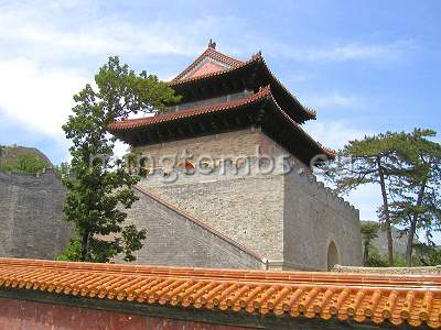 The restored Minglou (soul tower) in 2006