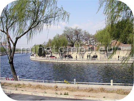 Southeastern section of Beijing's moat from 1553
