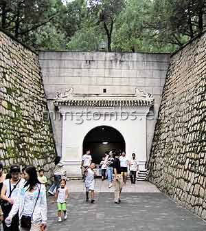 Exit from the underground palace