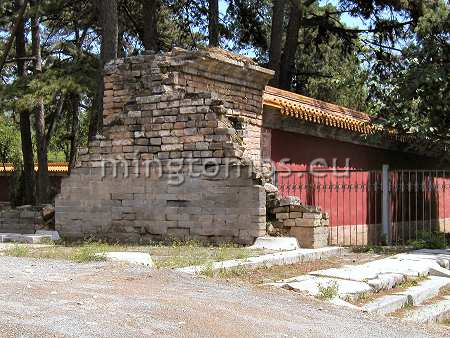 Front gate and surrounding wall