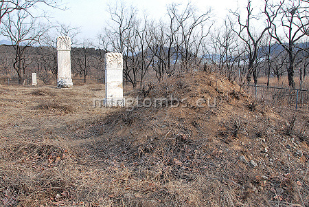 Rear of Wang Chengen's tomb